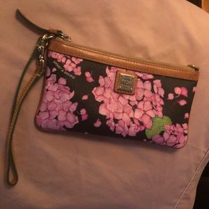 Rare Floral Dooney & Burke wallet/wristlet